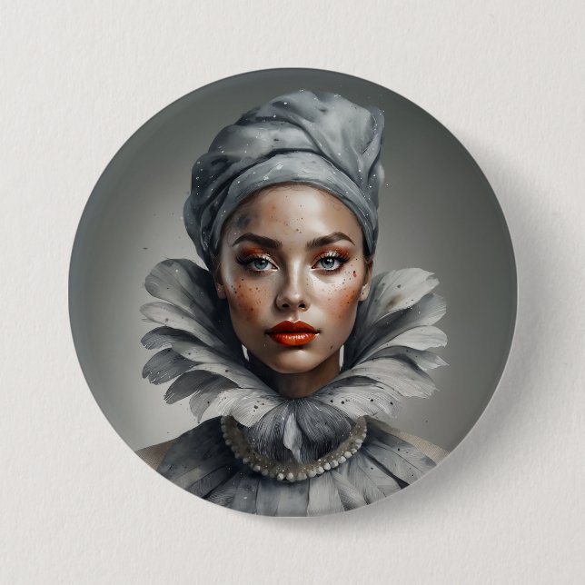 Bóton Redondo 7.62cm Badge Design (Frente)