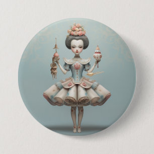 Bóton Redondo 7.62cm Ballet do Quebra-Nozes - Dançarinos Chineses