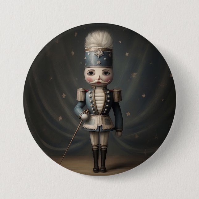 Bóton Redondo 7.62cm Ballet Nutcracker Moda-Nutcracker (Frente)