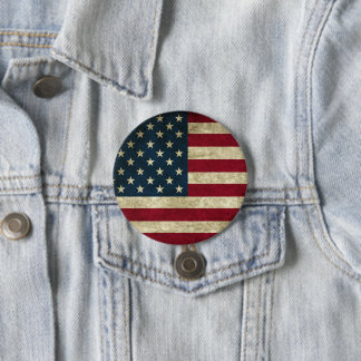 Bóton Redondo 7.62cm Bandeira Americana