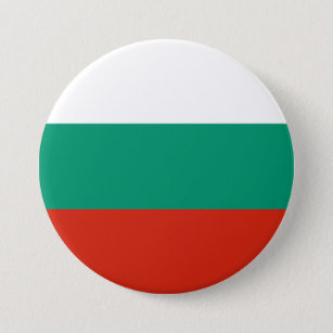 Bóton Redondo 7.62cm Bandeira Bulgária
