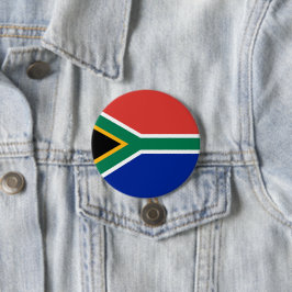 Bóton Redondo 7.62cm Bandeira da África do Sul
