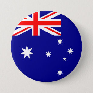 Bóton Redondo 7.62cm Bandeira da Austrália