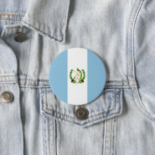 Bóton Redondo 7.62cm Bandeira da Guatemala