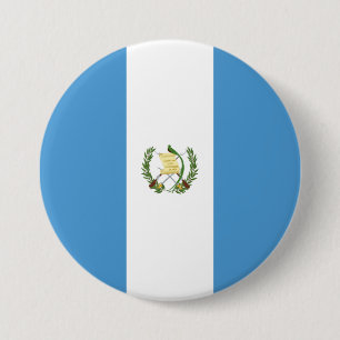 Bóton Redondo 7.62cm Bandeira da Guatemala
