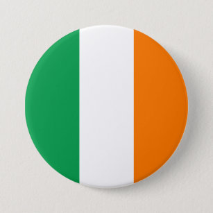 Bóton Redondo 7.62cm Bandeira da Irlanda