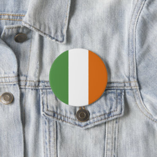 Bóton Redondo 7.62cm Bandeira da Irlanda