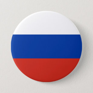 Bóton Redondo 7.62cm Bandeira da Rússia