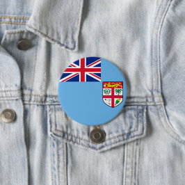 Bóton Redondo 7.62cm bandeira de Fiji