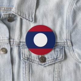Bóton Redondo 7.62cm Bandeira do Laos