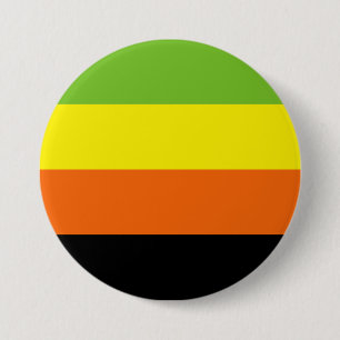 Bóton Redondo 7.62cm Bandeira do Orgulho Aromântico