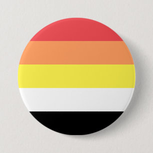 Bóton Redondo 7.62cm Bandeira do Orgulho Litsexual