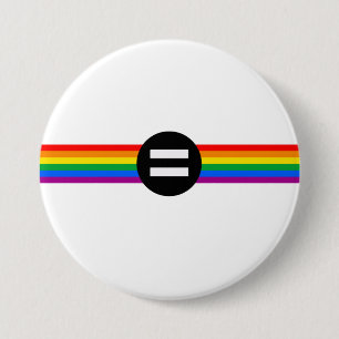 Bóton Redondo 7.62cm Bandeira dos Direitos Gay