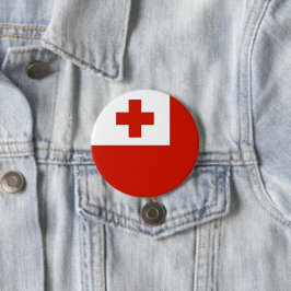 Bóton Redondo 7.62cm Bandeira Tonga