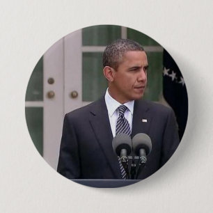 Bóton Redondo 7.62cm Barack Obama