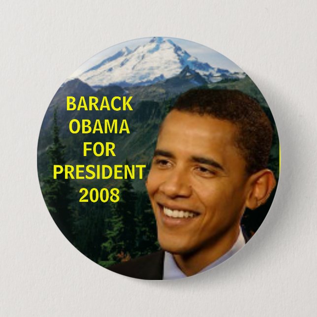Bóton Redondo 7.62cm Barack Obama .button 1jpg, BARACKOBAMAFORPRESIDE… (Frente)