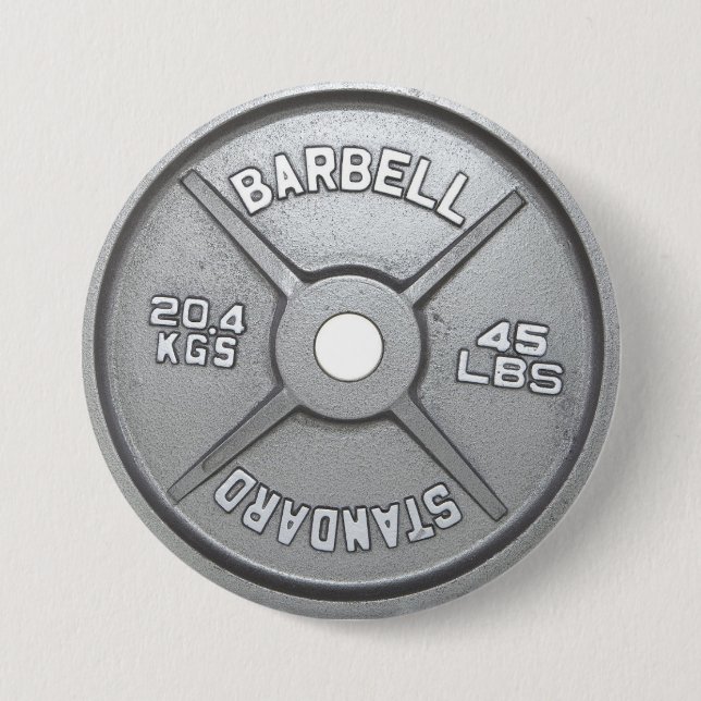 Bóton Redondo 7.62cm Barbell Plate (Frente)
