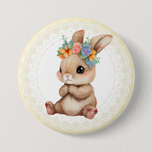 Bóton Redondo 7.62cm Bebê Rabbit