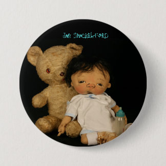 Bóton Redondo 7.62cm Bebê Santiago do botão de janeiro Shackelford