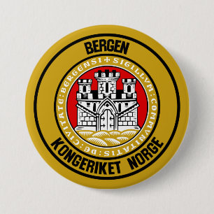 Bóton Redondo 7.62cm Bergen Round Emblem