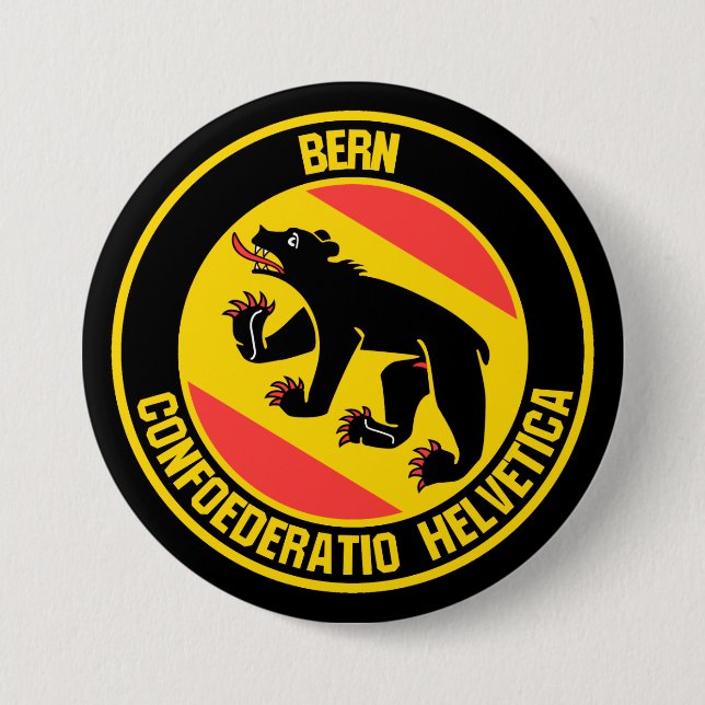 Bóton Redondo 7.62cm Bern Round Emblem (Frente)