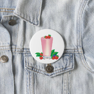 Bóton Redondo 7.62cm Berry Milkshake Drink