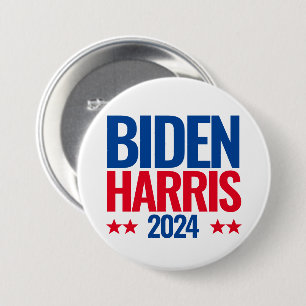 Bóton Redondo 7.62cm Biden Harris 2024