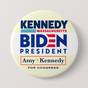 Bóton Redondo 7.62cm Biden — Kennedy Coattails