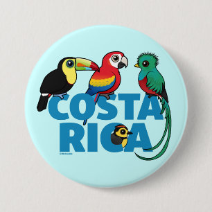 Bóton Redondo 7.62cm Birdorable Costa Rica