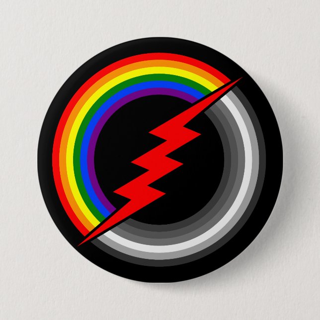 Bóton Redondo 7.62cm Bissexual (Frente)