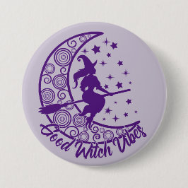 Bóton Redondo 7.62cm Boa Bruxa Vibes