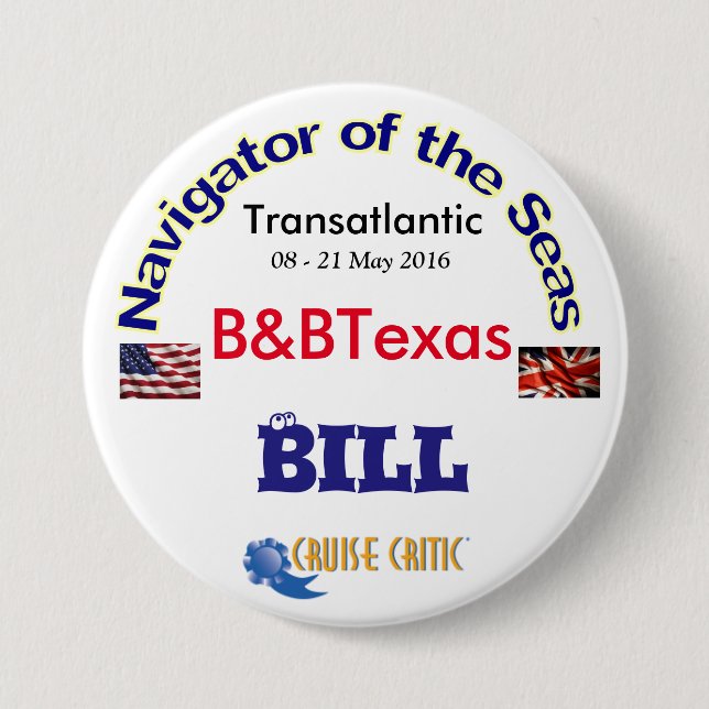 Bóton Redondo 7.62cm botão (Frente)