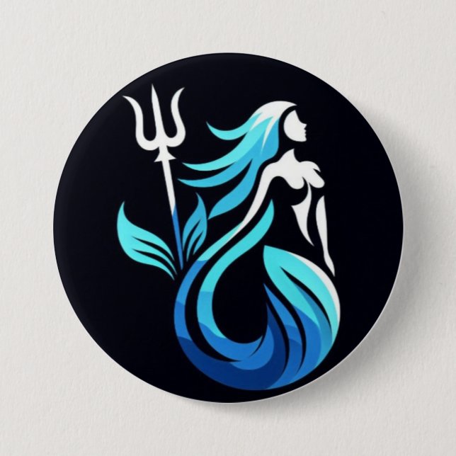 Bóton Redondo 7.62cm +Botão Alfa Shard Skirmish (Frente)