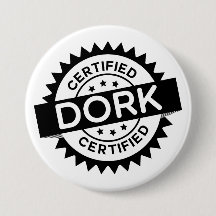 Botão certificado do Dork