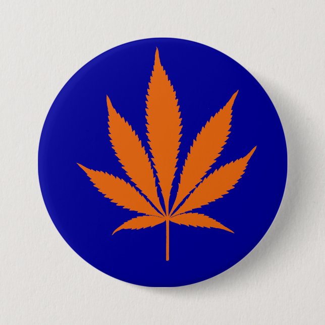 Bóton Redondo 7.62cm Botão da folha do pote W20 (Frente)