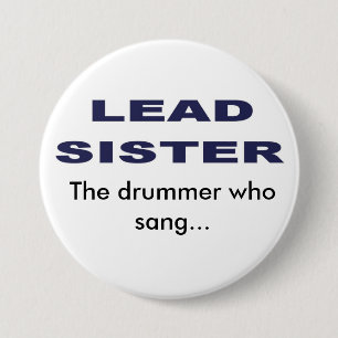 Bóton Redondo 7.62cm Botão da irmã da ligação