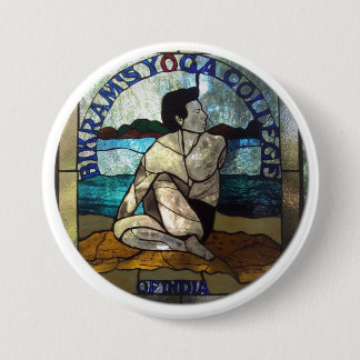 Bóton Redondo 7.62cm Botão da torção da espinha da ioga de Bikrams