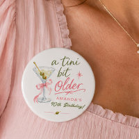 Botão de Aniversário Um Pouquinho Mais Velho