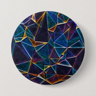 Bóton Redondo 7.62cm Botão de Bolhas Quebradas