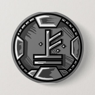 Bóton Redondo 7.62cm Botão de Mudalfaen