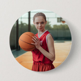 Bóton Redondo 7.62cm Botão de Pin Personalizado de Esportes com Foto