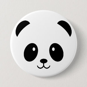 Bóton Redondo 7.62cm Botão Distintivo de Pino Panda Fofo Pandas