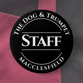 Bóton Redondo 7.62cm Botão do Crachá do funcionarios