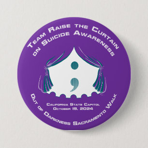 Bóton Redondo 7.62cm Botão Equipe