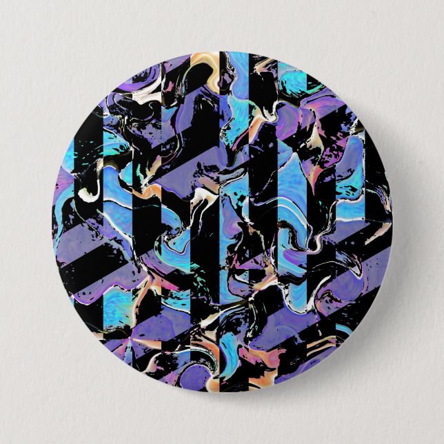 Bóton Redondo 7.62cm Botão Eyesore (Frente)