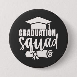 Bóton Redondo 7.62cm Botão Formando Graduation Squad 2023