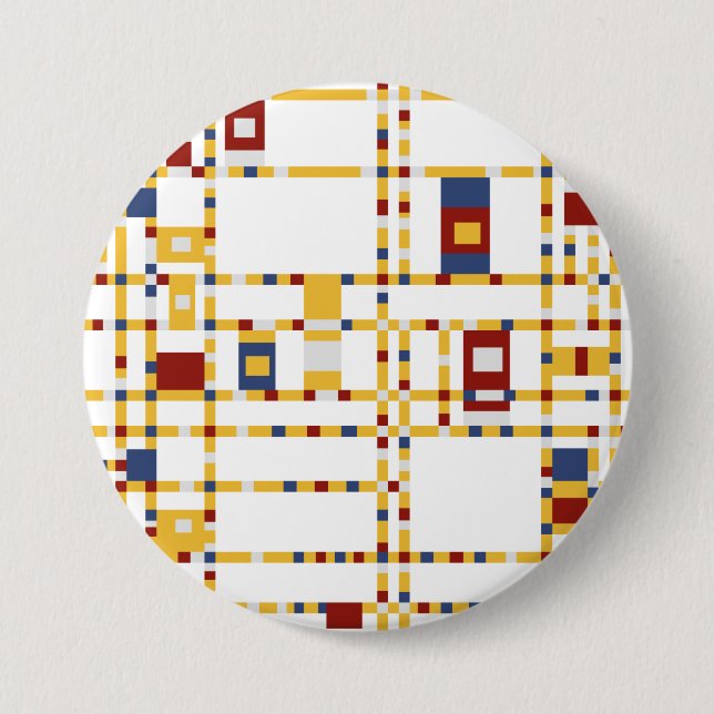 Bóton Redondo 7.62cm Botão grande redondo de 3 polegadas (Frente)