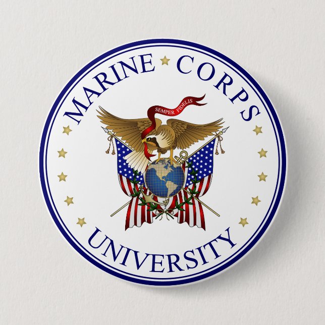 Bóton Redondo 7.62cm Botão MCU (Frente)