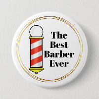 Botão Melhor Barber Nunca
