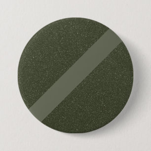 Bóton Redondo 7.62cm Botão Pinback Texturizado da faixa verde Moss